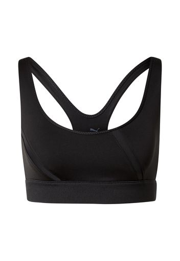 PUMA Reggiseno sportivo 'EXHALE'  nero / bianco