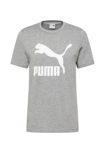 PUMA Maglietta  grigio / bianco