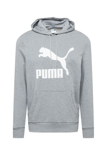 PUMA Felpa  grigio / bianco