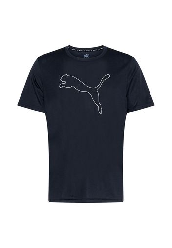 PUMA Maglia funzionale  nero / bianco