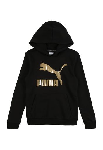 PUMA Felpa  nero / oro