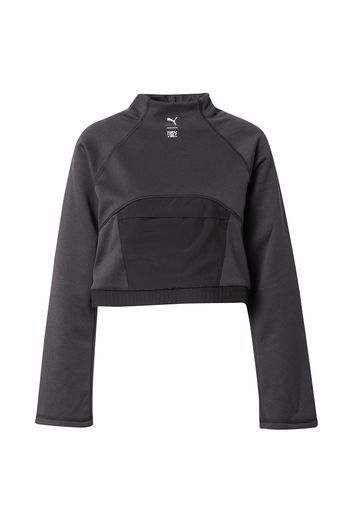 PUMA Pullover sportivo 'FIRST MILE'  nero / nero sfumato