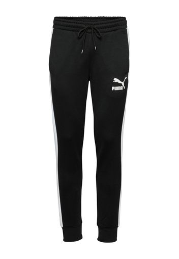 PUMA Pantaloni sportivi  nero / bianco