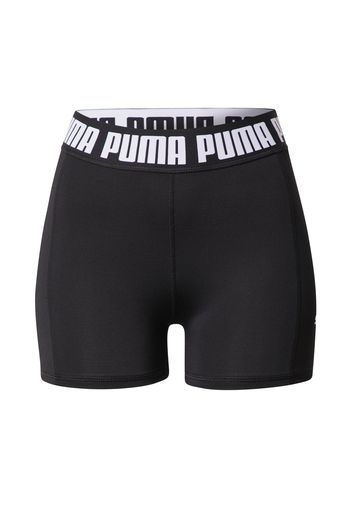 PUMA Pantaloni sportivi 'Train Strong'  nero / bianco