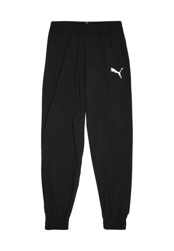 PUMA Pantaloni  nero / bianco