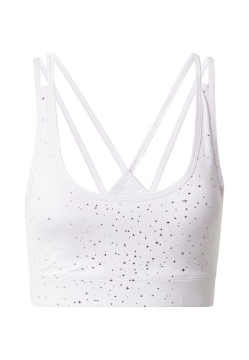 PUMA Reggiseno sportivo  bianco / argento / bacca