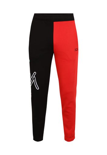 PUMA Pantaloni sportivi  rosso / nero / bianco / verde / rosa chiaro