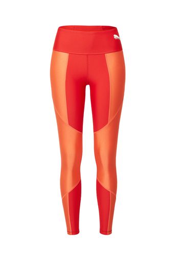 PUMA Pantaloni sportivi  rosso / arancione / bianco