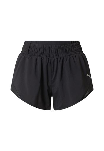 PUMA Pantaloni sportivi  nero / bianco