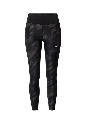 PUMA Pantaloni sportivi  nero / bianco / grigio fumo