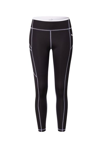 PUMA Pantaloni sportivi  nero / bianco