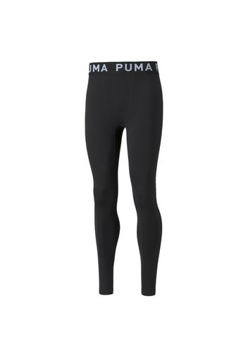 PUMA Pantaloni sportivi  nero / bianco