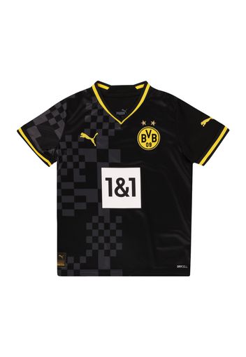 PUMA Maglia funzionale 'BVB AWAY'  nero / grigio / bianco / giallo neon