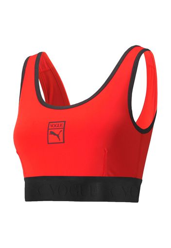 PUMA Reggiseno sportivo  rosso / nero