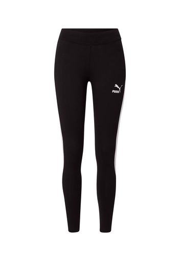 PUMA Pantaloni sportivi  nero / bianco