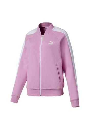 PUMA Giacca di felpa sportiva 'Classics T7'  rosa antico