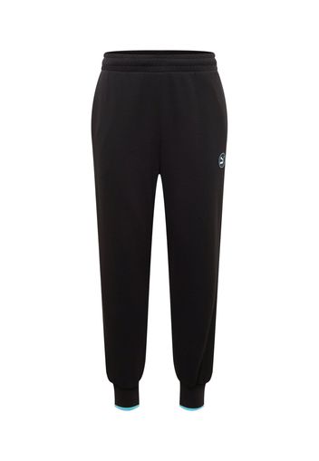 PUMA Pantaloni  nero / turchese / bianco