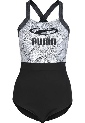 PUMA Body sportivo 'Snake'  nero / bianco