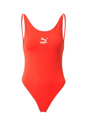 PUMA Body sportivo  rosso arancione / bianco