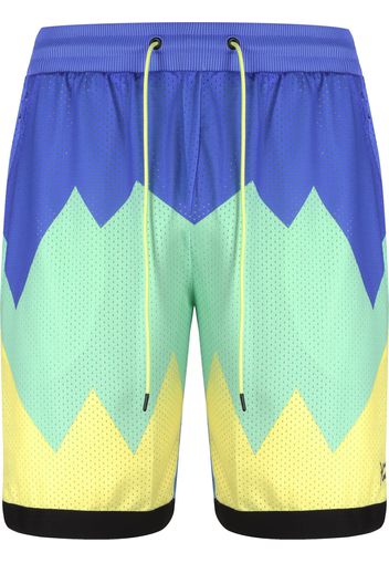 PUMA Pantaloni sportivi  giallo / blu / verde / cioccolato