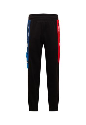 PUMA Pantaloni sportivi  nero / rosso / bianco / blu / grigio