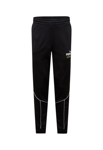 PUMA Pantaloni sportivi  nero / bianco