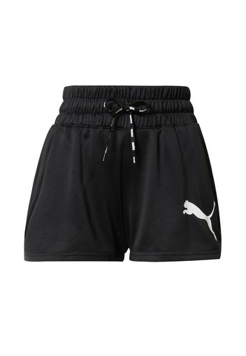 PUMA Pantaloni sportivi  nero / bianco