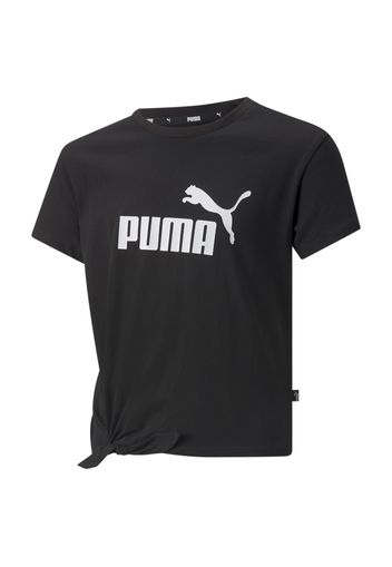 PUMA Maglietta  nero / bianco