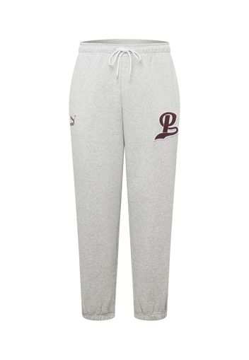 PUMA Pantaloni  grigio sfumato / borgogna