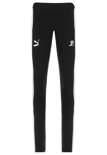 PUMA Leggings 'Team'  nero / bianco