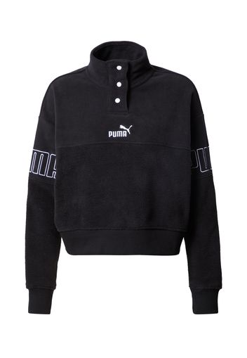 PUMA Pullover sportivo  nero / bianco