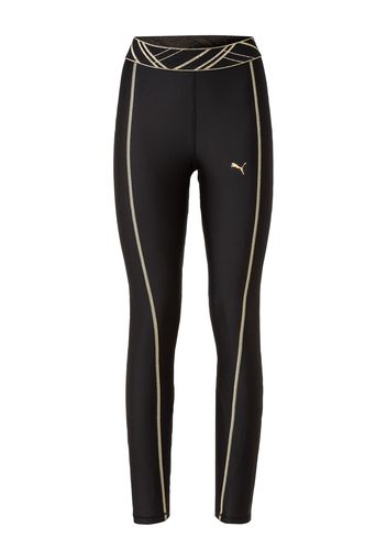 PUMA Pantaloni sportivi  oro / nero