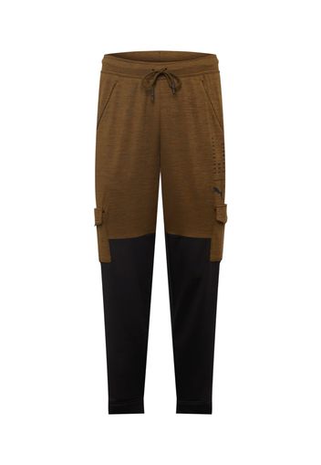 PUMA Pantaloni sportivi  oliva / nero