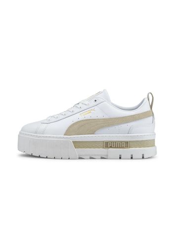 PUMA Sneaker bassa 'Mayze'  beige / oro / bianco