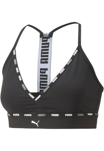 PUMA Reggiseno  nero / bianco