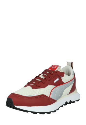 PUMA Sneaker bassa 'Rider FV  COCA COLA'  champagne / rosso / argento