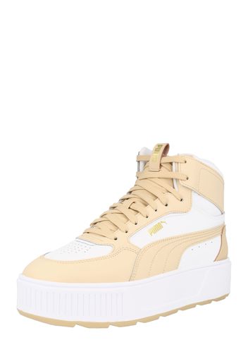 PUMA Sneaker alta 'Karmen'  sabbia / bianco