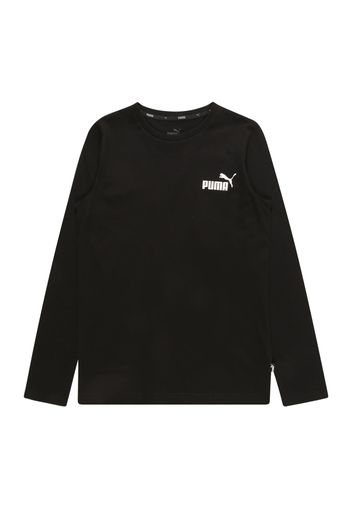 PUMA Maglietta  nero / bianco