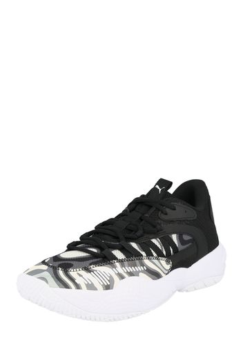 PUMA Scarpa sportiva 'Court Rider'  grigio / nero / bianco