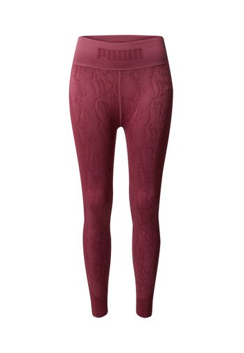 PUMA Pantaloni sportivi  bacca / rosso violaceo