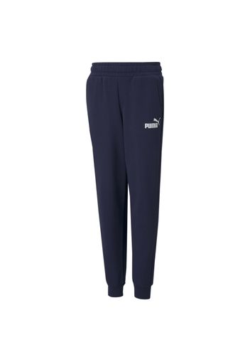 PUMA Pantaloni  blu scuro / bianco