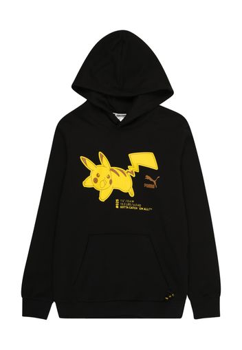 PUMA Felpa  marrone / giallo / nero