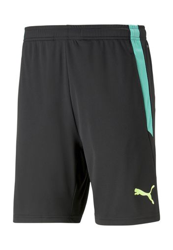 PUMA Pantaloni sportivi 'TeamLIGA'  giallo chiaro / giada / nero