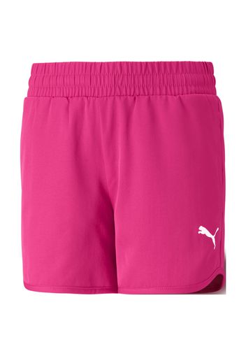 PUMA Pantaloni sportivi  rosa / bianco