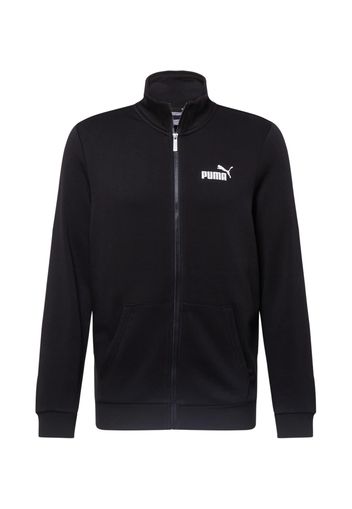 PUMA Giacca di felpa sportiva  nero / bianco