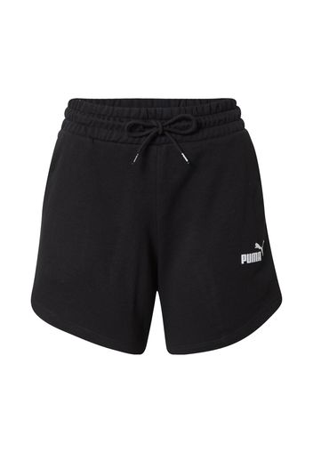 PUMA Pantaloni sportivi  nero / bianco