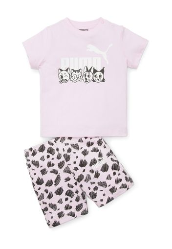 PUMA Set 'MATES'  rosa pastello / nero / bianco