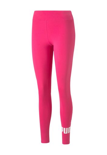 PUMA Pantaloni sportivi  fucsia / bianco