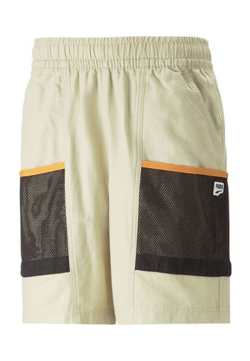 PUMA Pantaloni 'DOWNTOWN'  beige scuro / arancione / nero