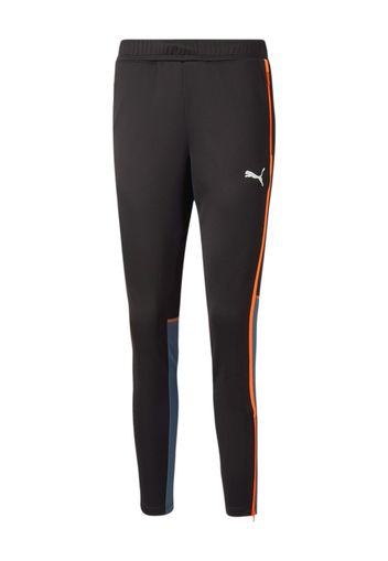 PUMA Pantaloni sportivi  blu fumo / arancione / nero / bianco